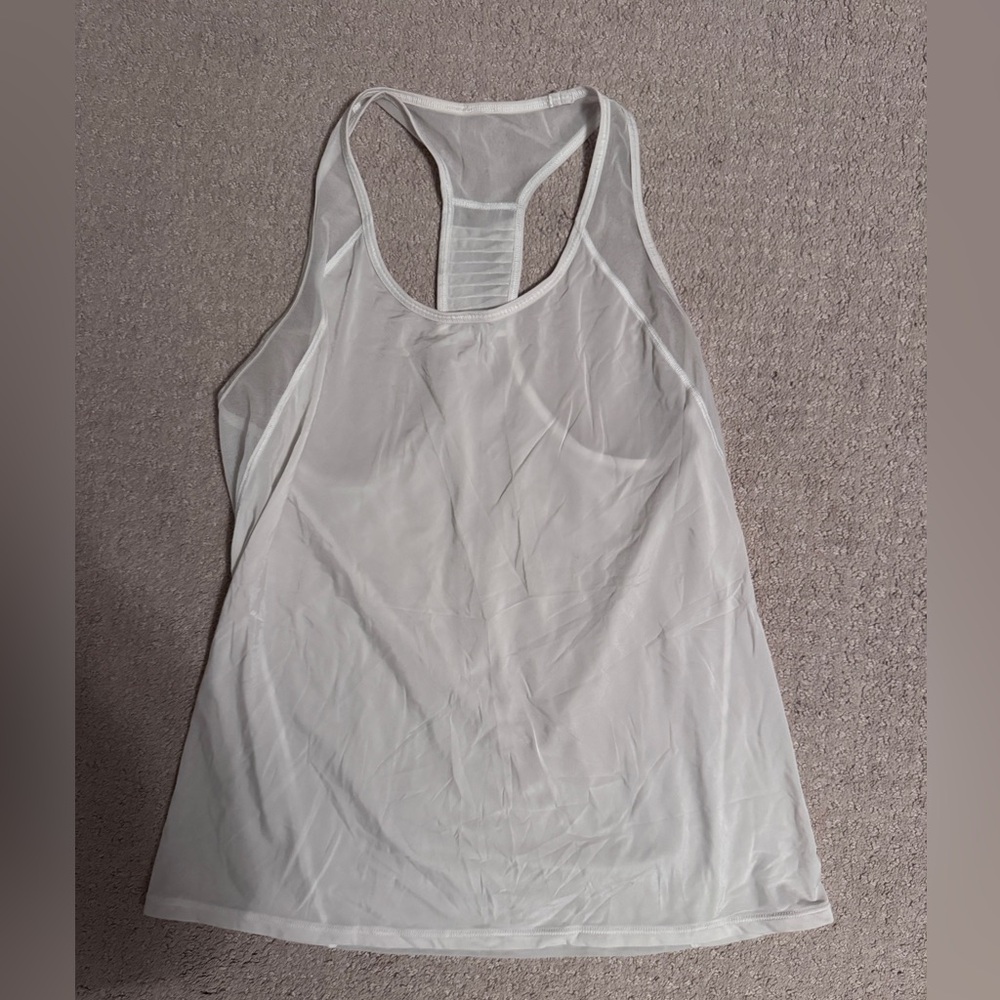 Lululemon White Tank Top